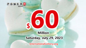 一位 Powerball 玩家获得了第二奖 – 奖金累积至 60,000,000 美元。