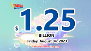 Mega Millions 头奖在等待它的主人，目前金额为 12.5 亿美元。